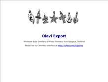 Tablet Screenshot of olaviexport.com